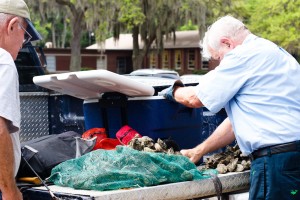 Oysters in a truck SC